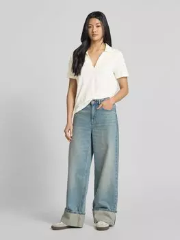 Футболка с воротником-стойкой модель 'TROMS' ECOALF, белый