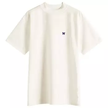 Футболка с воротником-стойкой Needles, белый