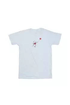 Футболка с воздушным шаром Винни-Пуха Disney, белый