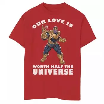 Футболка с всемирно любимой графикой Marvel Thanos для мальчиков 8–20 лет Marvel