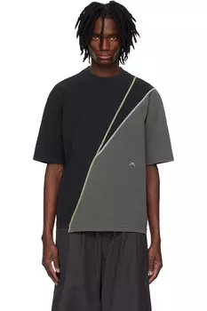 Футболка с вставками A-Cold-Wall*, черный