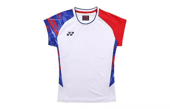 Футболка с втачными рукавами женская YONEX, Crystal Red