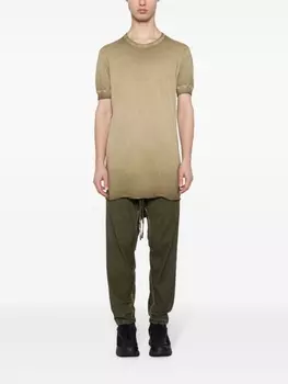 Футболка с выцветшим эффектом Boris Bidjan Saberi, бежевый