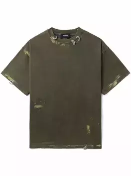 Футболка с выцветшим эффектом We11done, серый