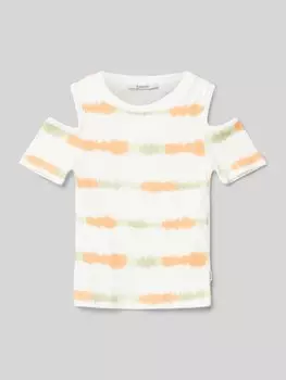 Футболка с вырезами Garcia, кремовый