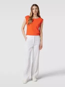 Футболка с вырезом «лодочка» Esprit, красный