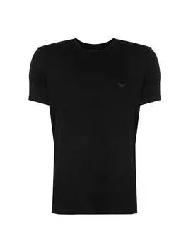 Футболка с вырезом мужская Emporio Armani, черный