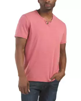 Футболка с вырезом Vbo Lucky Brand, красный