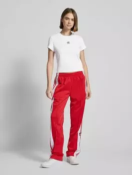 Футболка с вышитой этикеткой adidas Originals, белый