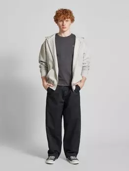 Футболка с вышитой этикеткой Levi's, антрацит