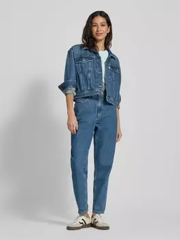 Футболка с вышитой этикеткой, модель «Esogo» BOSS Orange, светло-голубой