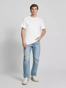 Футболка с вышитой этикеткой Tommy Hilfiger, экрю