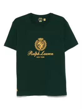 Футболка с вышитым гербом Polo Ralph Lauren, зеленый