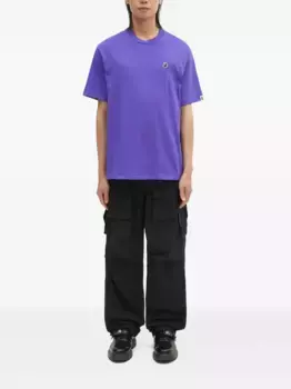 Футболка с вышитым логотипом A BATHING APE, фиолетовый