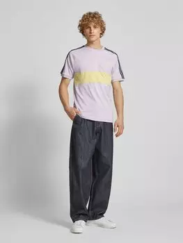 Футболка с вышитым логотипом adidas Originals, сиреневый