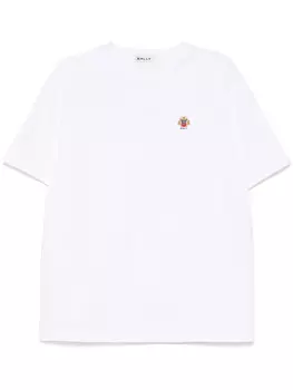 Футболка с вышитым логотипом Bally