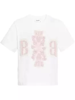 Футболка с вышитым логотипом Barrie, белый