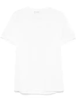 Футболка с вышитым логотипом Brioni, белый