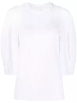 Футболка с вышитым логотипом Chlo, белый