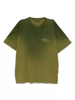 Футболка с вышитым логотипом CULTURA, зеленый