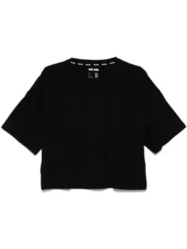 Футболка с вышитым логотипом DKNY, черный