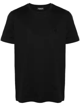 Футболка с вышитым логотипом DONDUP, черный