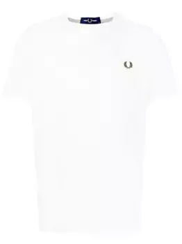 Футболка с вышитым логотипом Fred Perry, белый