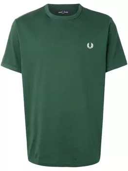 Футболка с вышитым логотипом Fred Perry, зеленый
