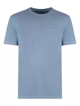 Футболка с вышитым логотипом Gant, синий