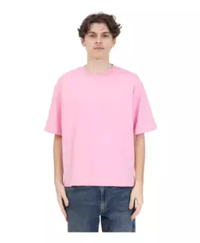 Футболка с вышитым логотипом Garment Workshop, розовый