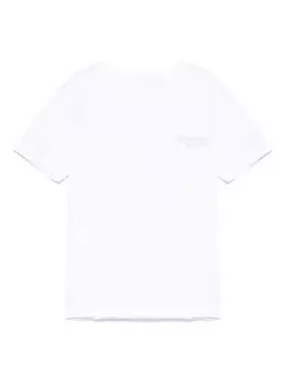 Футболка с вышитым логотипом Givenchy Kids, белый