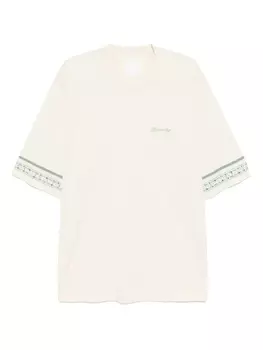 Футболка с вышитым логотипом Givenchy, нейтральный