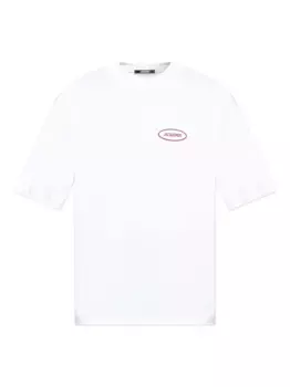 Футболка с вышитым логотипом JACQUEMUS, белый