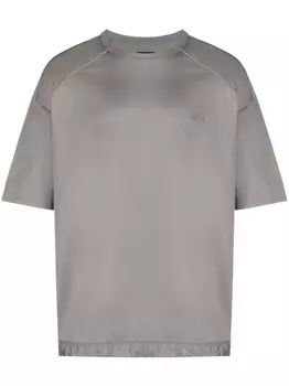 Футболка с вышитым логотипом Juun.J, серый
