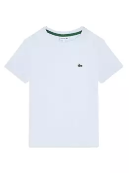 Футболка с вышитым логотипом Lacoste, белый