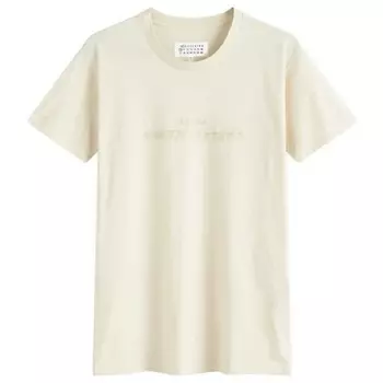 Футболка с вышитым логотипом Maison Margiela, желтый