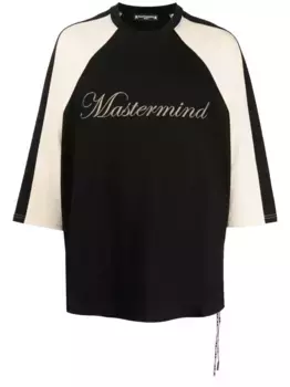 Футболка с вышитым логотипом Mastermind World, черный