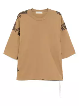 Футболка с вышитым логотипом Mastermind World, нейтральный