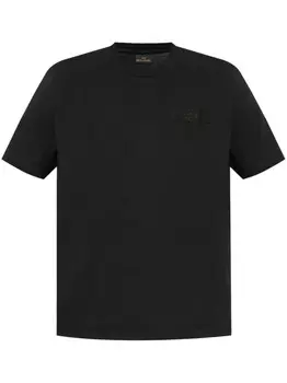 Футболка с вышитым логотипом Paul & Shark, черный