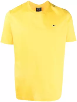 Футболка с вышитым логотипом Paul & Shark, желтый