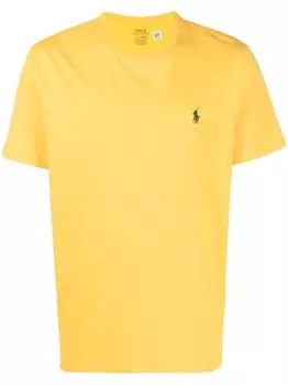 Футболка с вышитым логотипом Polo Ralph Lauren, желтый