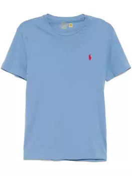 Футболка с вышитым логотипом Polo Ralph Lauren, синий