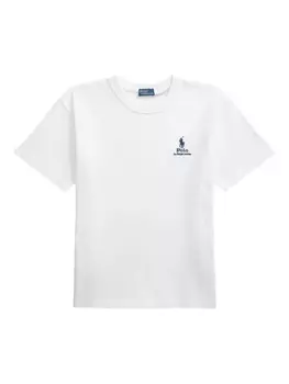 Футболка с вышитым логотипом Polo Ralph Lauren, белый