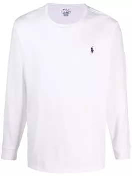 Футболка с вышитым логотипом Polo Ralph Lauren, белый