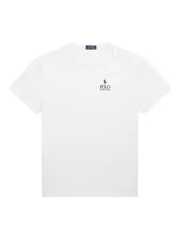 Футболка с вышитым логотипом Polo Ralph Lauren, белый