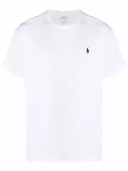Футболка с вышитым логотипом POLO RALPH LAUREN, белый