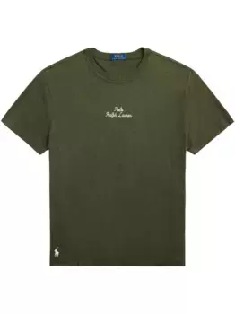 Футболка с вышитым логотипом POLO RALPH LAUREN, зеленый