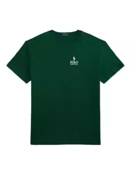 Футболка с вышитым логотипом POLO RALPH LAUREN, зеленый