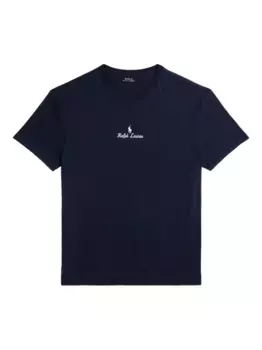Футболка с вышитым логотипом POLO RALPH LAUREN, синий