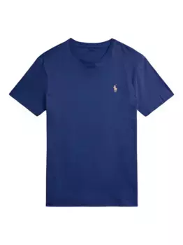 Футболка с вышитым логотипом POLO RALPH LAUREN, синий